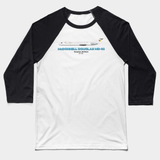 McDonnell Douglas MD-83 - Caspian Airlines Baseball T-Shirt